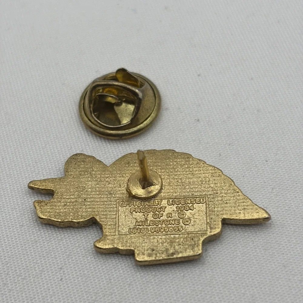 100th Rose Parade Lawry's Seasonings Sponsor Triceratops Dinosaur Lapel Hat Pin